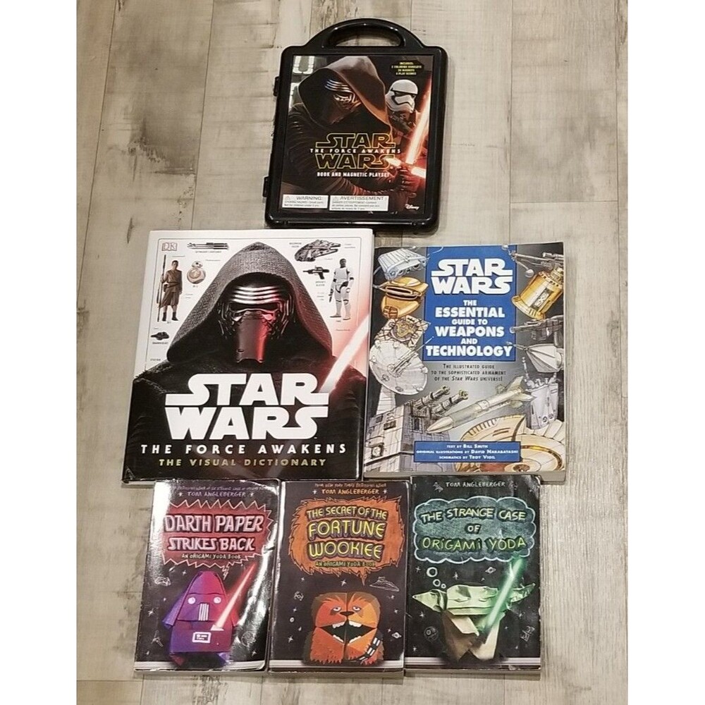 The Origami Yoda Files Star Wars 6 Book Lot Tom Angleberger Vader Force Awakens